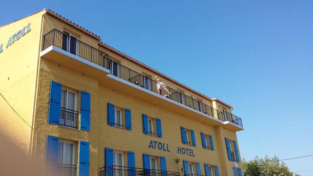 Atoll Hotel Restaurant Frejus Bagian luar foto