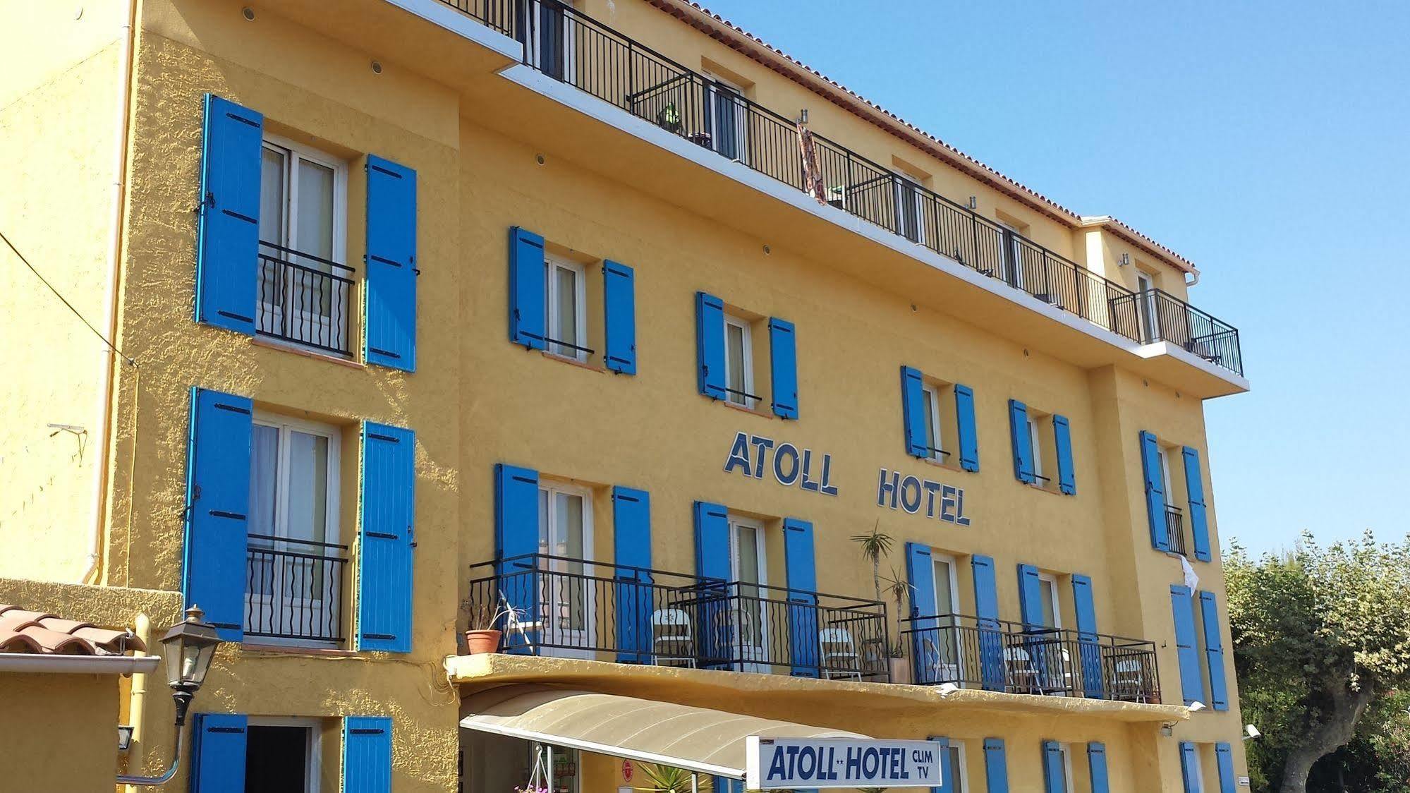 Atoll Hotel Restaurant Frejus Bagian luar foto