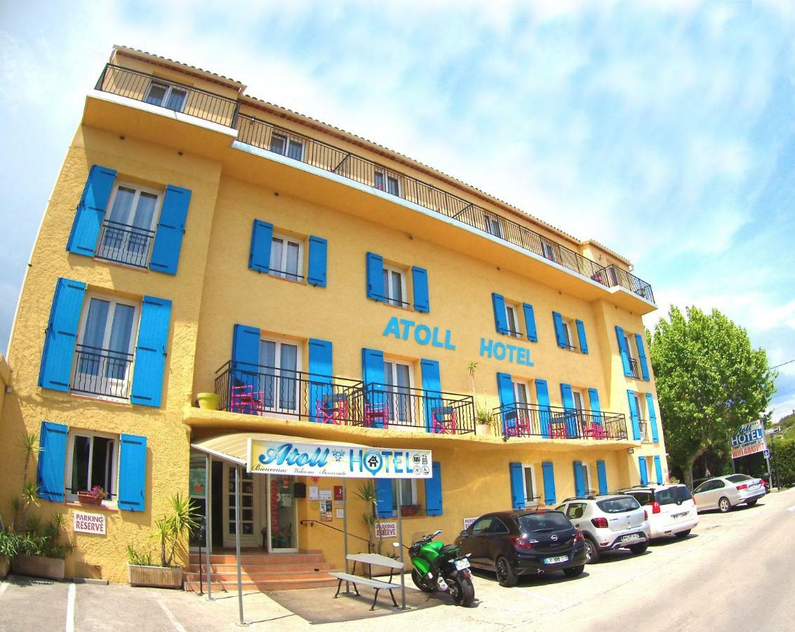Atoll Hotel Restaurant Frejus Bagian luar foto